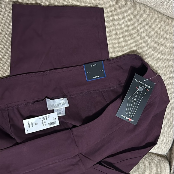 NWT Women’s Avenue pull on Stretch Pants size 24 petite - Picture 2 of 4